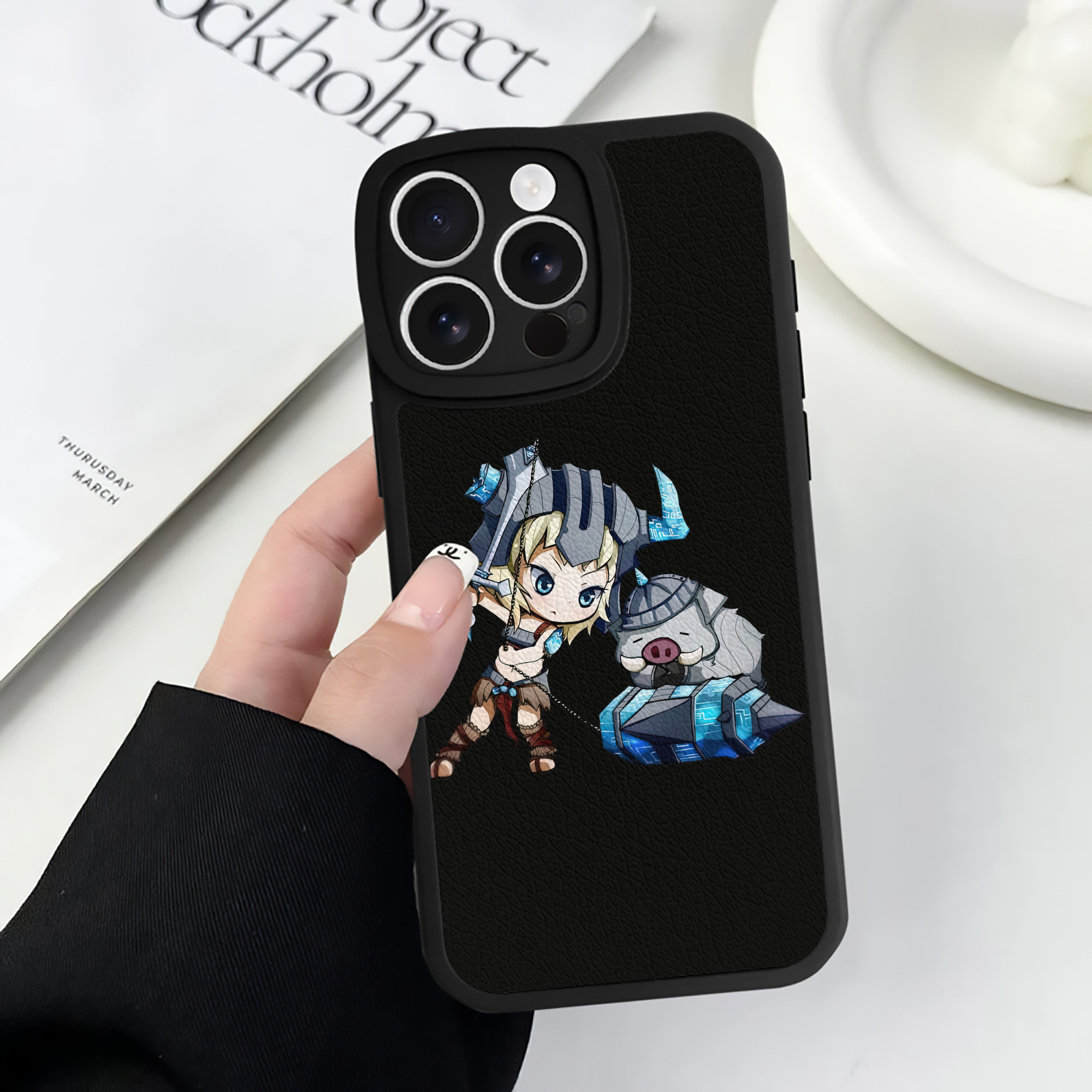 リーグ・オブ・レジェンド League of Legends LOL 【iPhone 16シリーズ対応】シリコンスマホケース（レザー調） 材質：シリコン